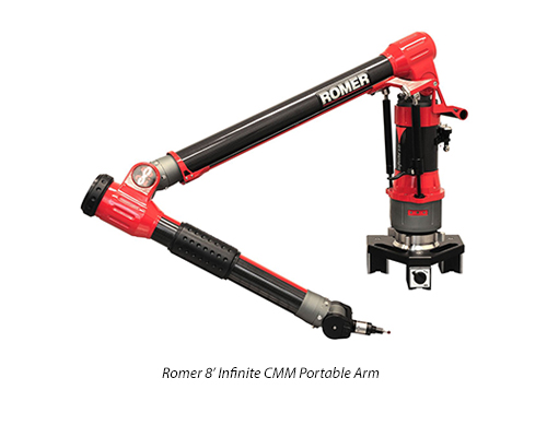 (1) Romer 8’ Infinite CMM Portable Arm